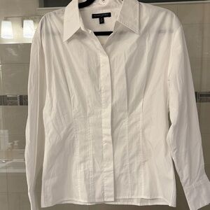 Banana Republic Crisp White Collared Shirt